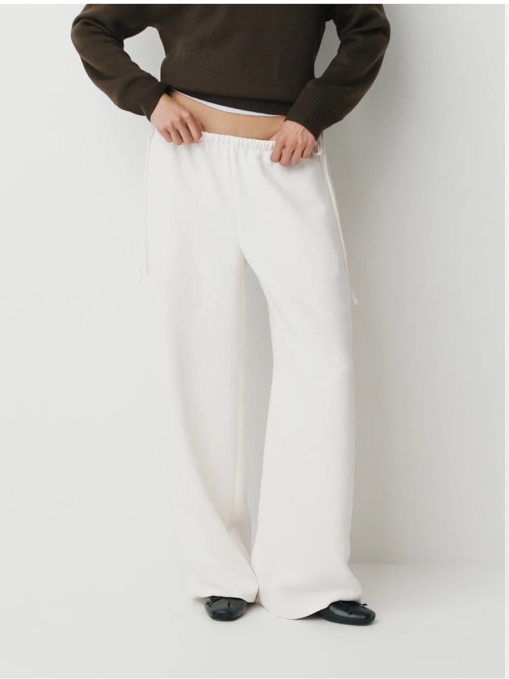NEW Aritzia Crepette Artisan Pant in Birch, S